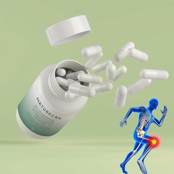 Capsules de glucosamine et chondroïtine
