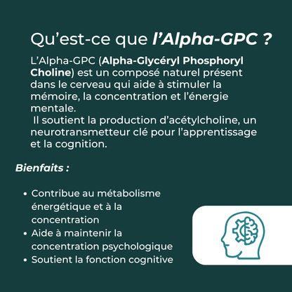 Alpha GPC avantages
