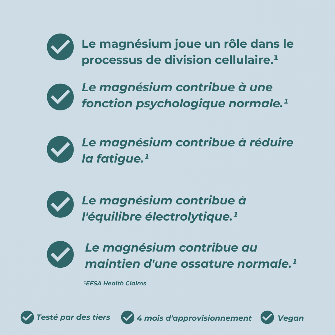 Magnésium avantages