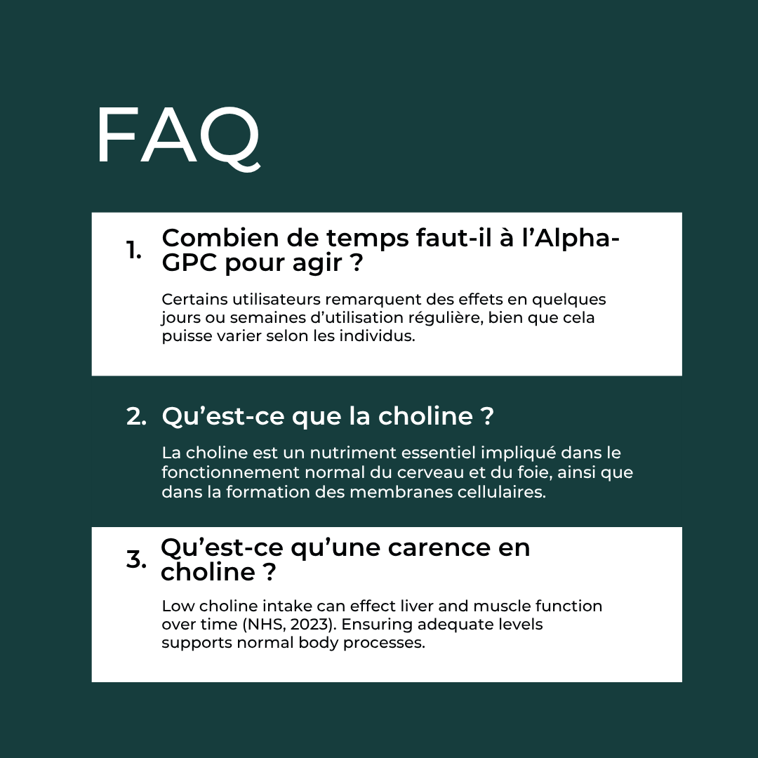 Alpha GPC FAQ