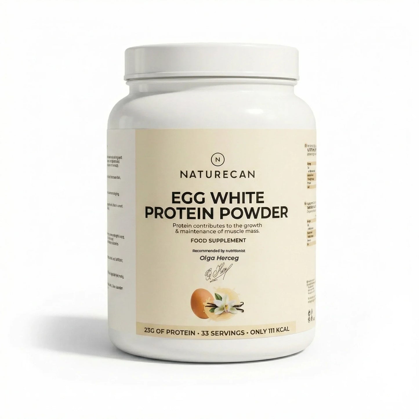 Poudre de protéines de blanc d'œuf