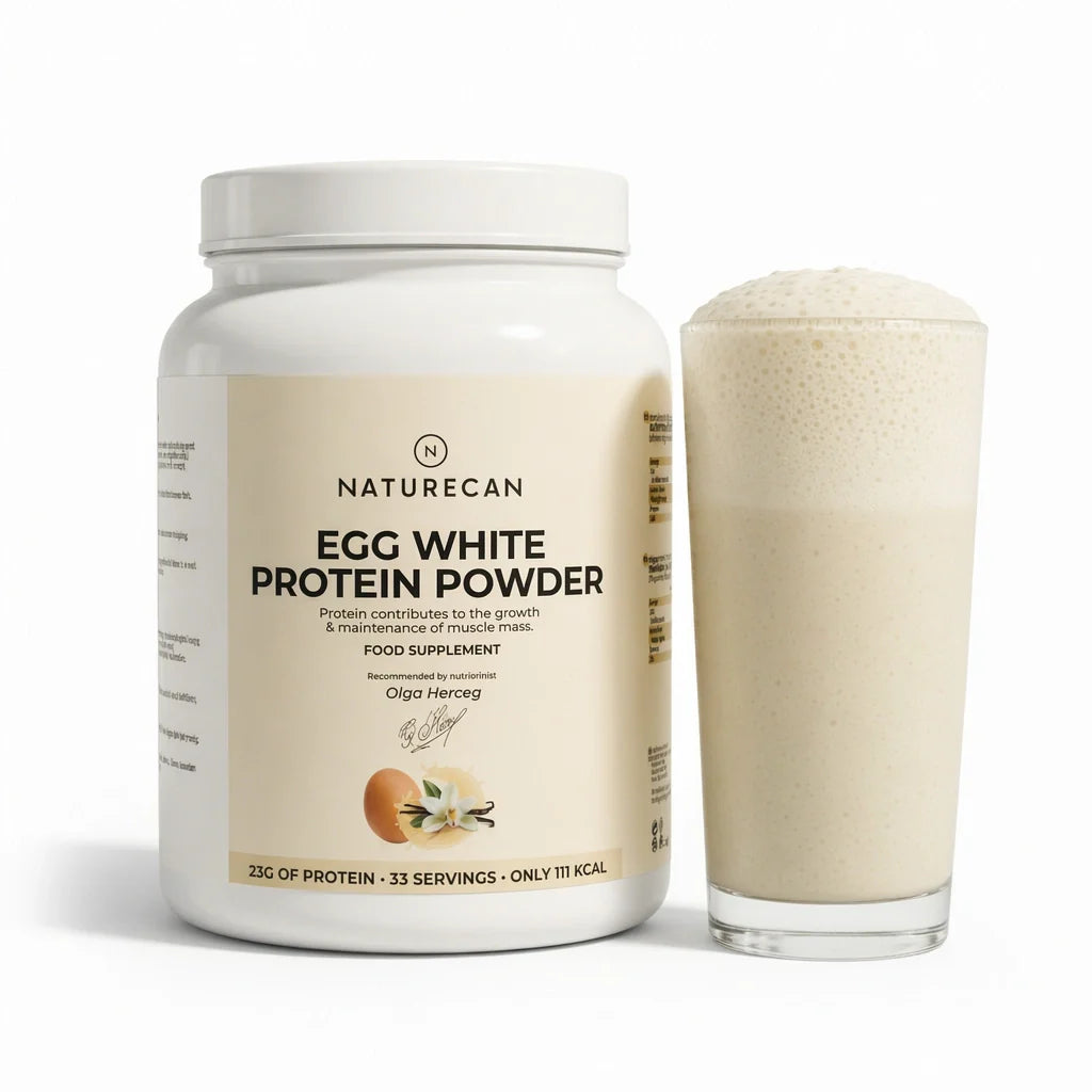 Poudre de protéines de blanc d'œuf naturecan