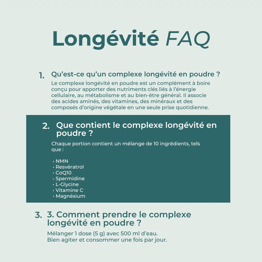 Complexe Longévité en Poudre