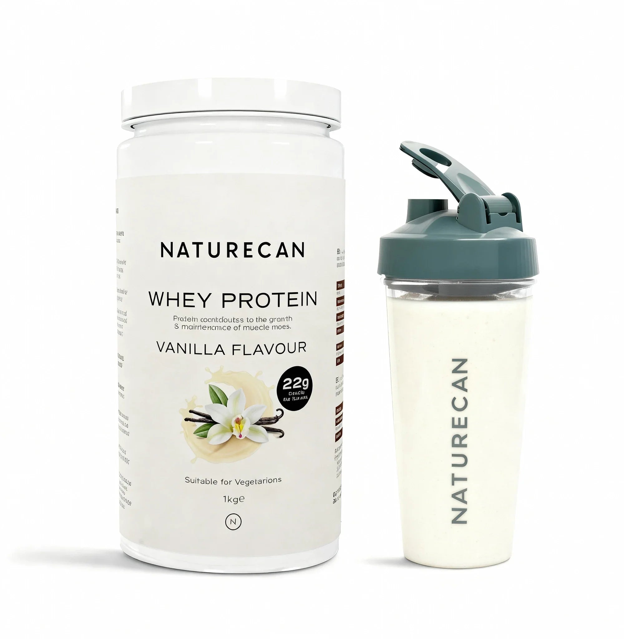 Protéines de lactosérum vanille naturecan